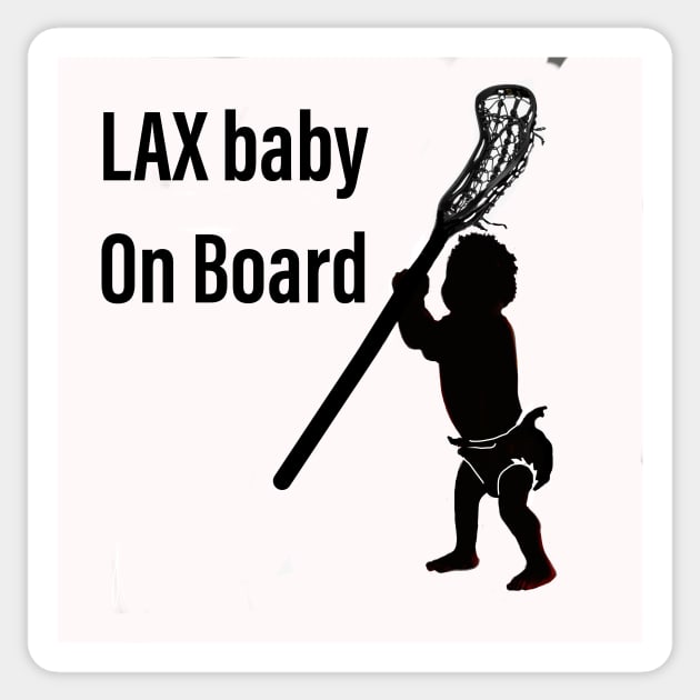 Lacrosse baby Sticker by mursart68